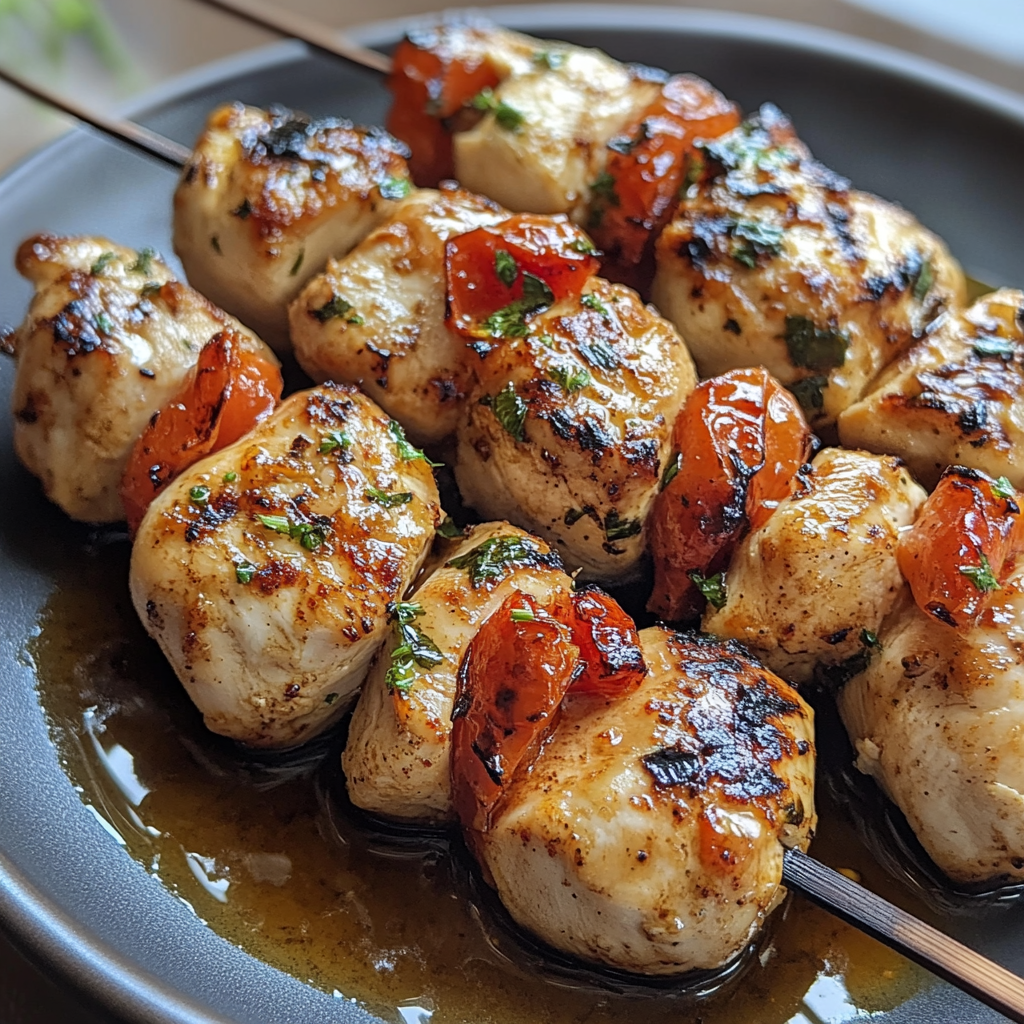 Italian Chicken Skewers Recipe