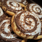 Handmade Chocolate Marshmallow Swirl Cookies