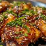 Sweet and Savory Sticky Korean Chicken Thighs