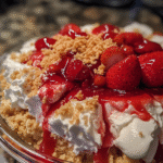 Ultimate Strawberry Cheesecake Dump Cake