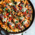 One-Pan Bold Honey BBQ Chicken Rice