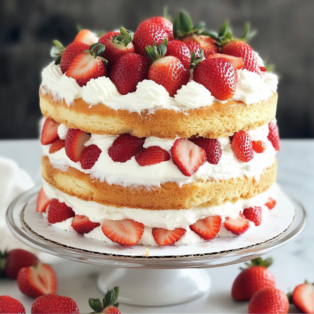 Strawberry Shortcake Cake Recipe – Easy Step by Step Guide