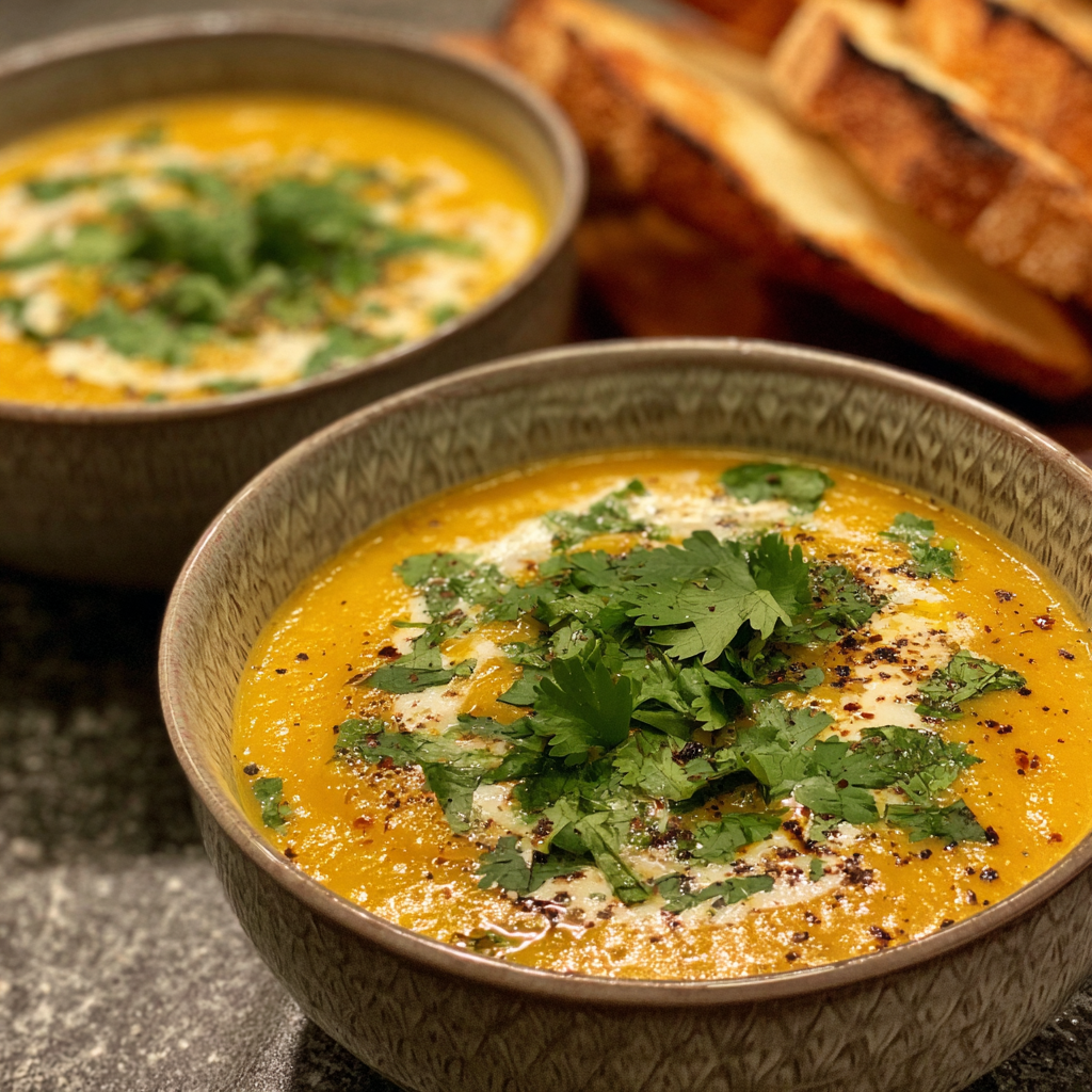 Roasted Butternut Squash Soup Recipe