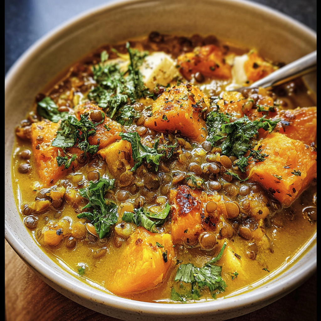 Butternut Lentil Stew Recipe