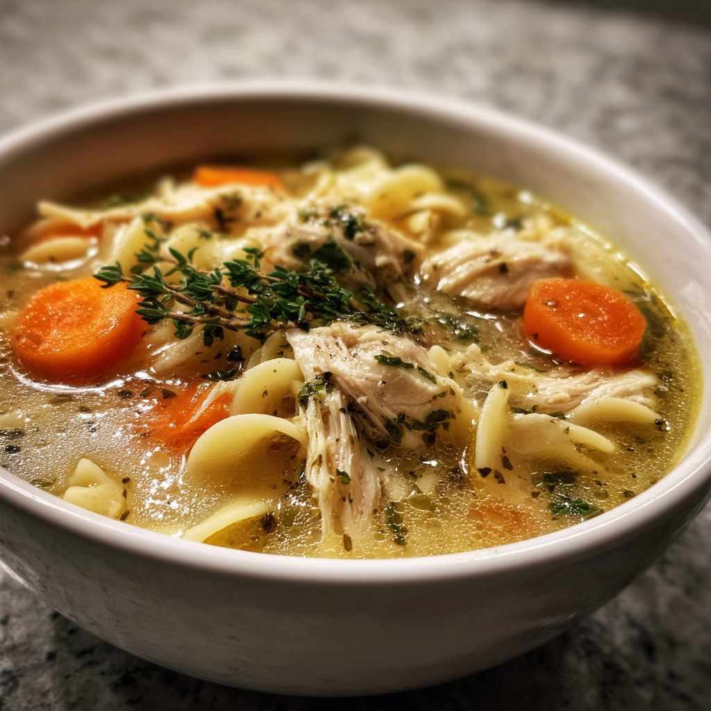 Homemade Crockpot Chicken Soup Recipe