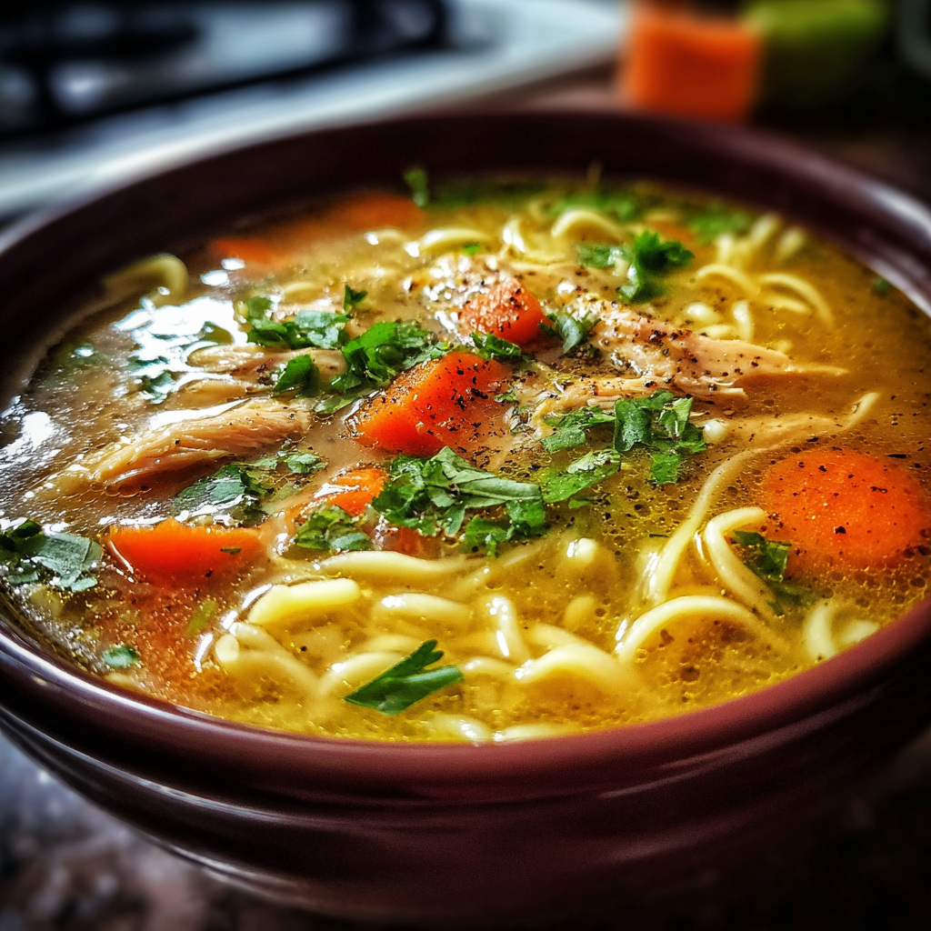 Easy Rotisserie Chicken Noodle Soup Recipe