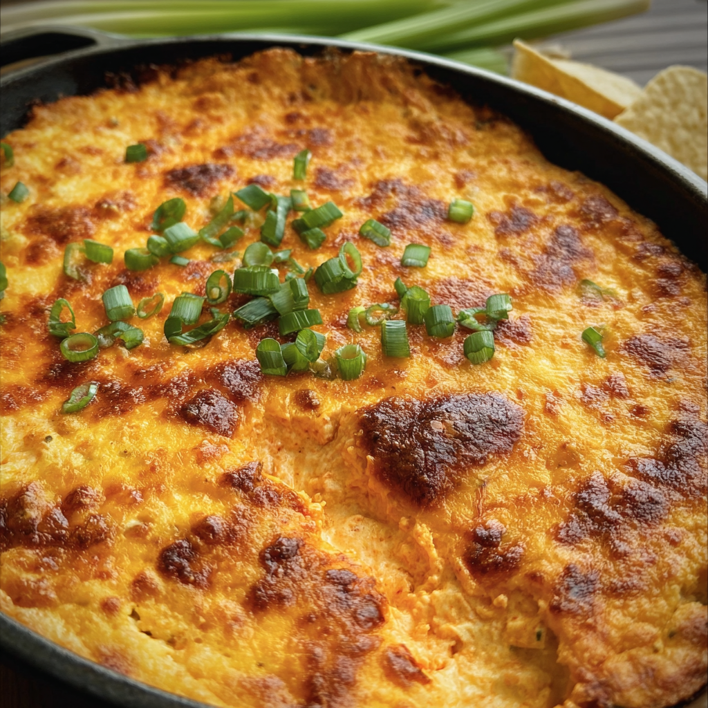 Oven-Baked Buffalo Chicken Dip Recipe