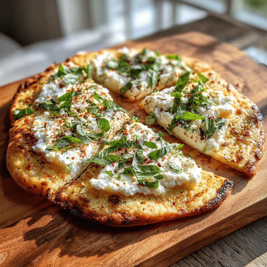 Healthy Cottage Cheese Flatbread in Under 30 Minutes Recipe