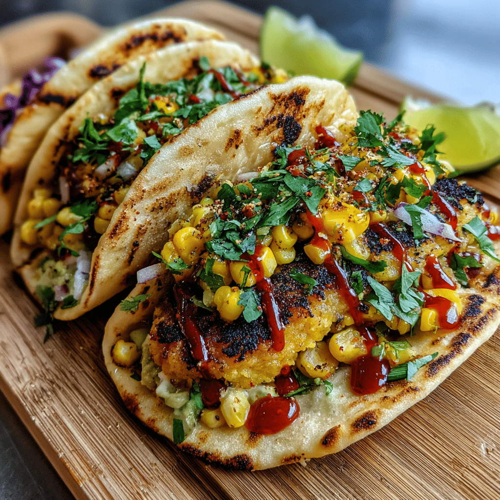 Street Corn Smash Burger Tacos Recipe