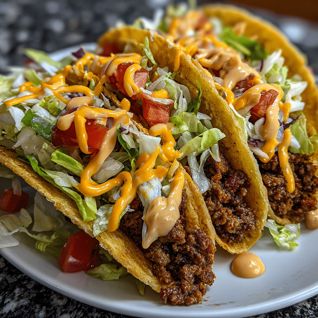 Easy Big Mac Smash Burger Tacos Recipe