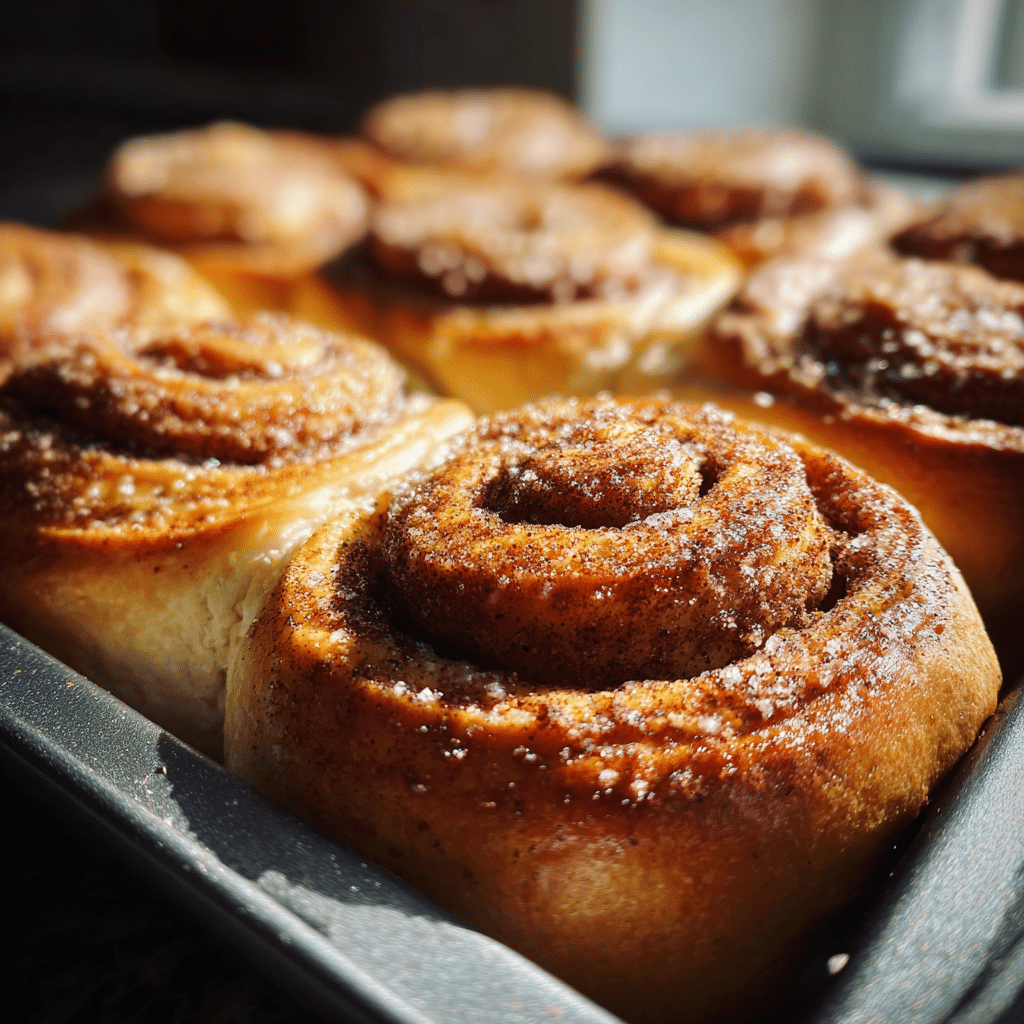 Homemade Sourdough Cinnamon Buns Recipe