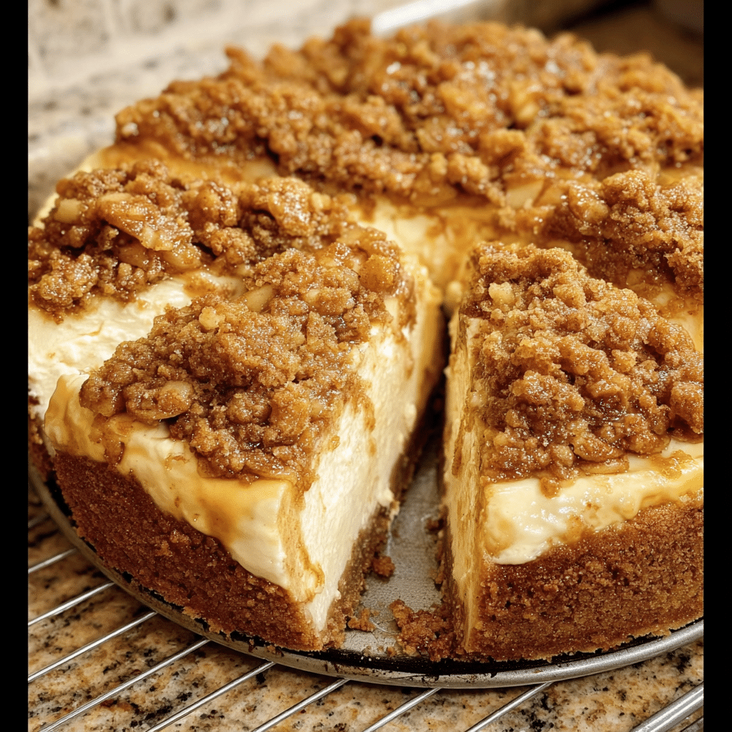 Apple Crumble Cheesecake Recipe