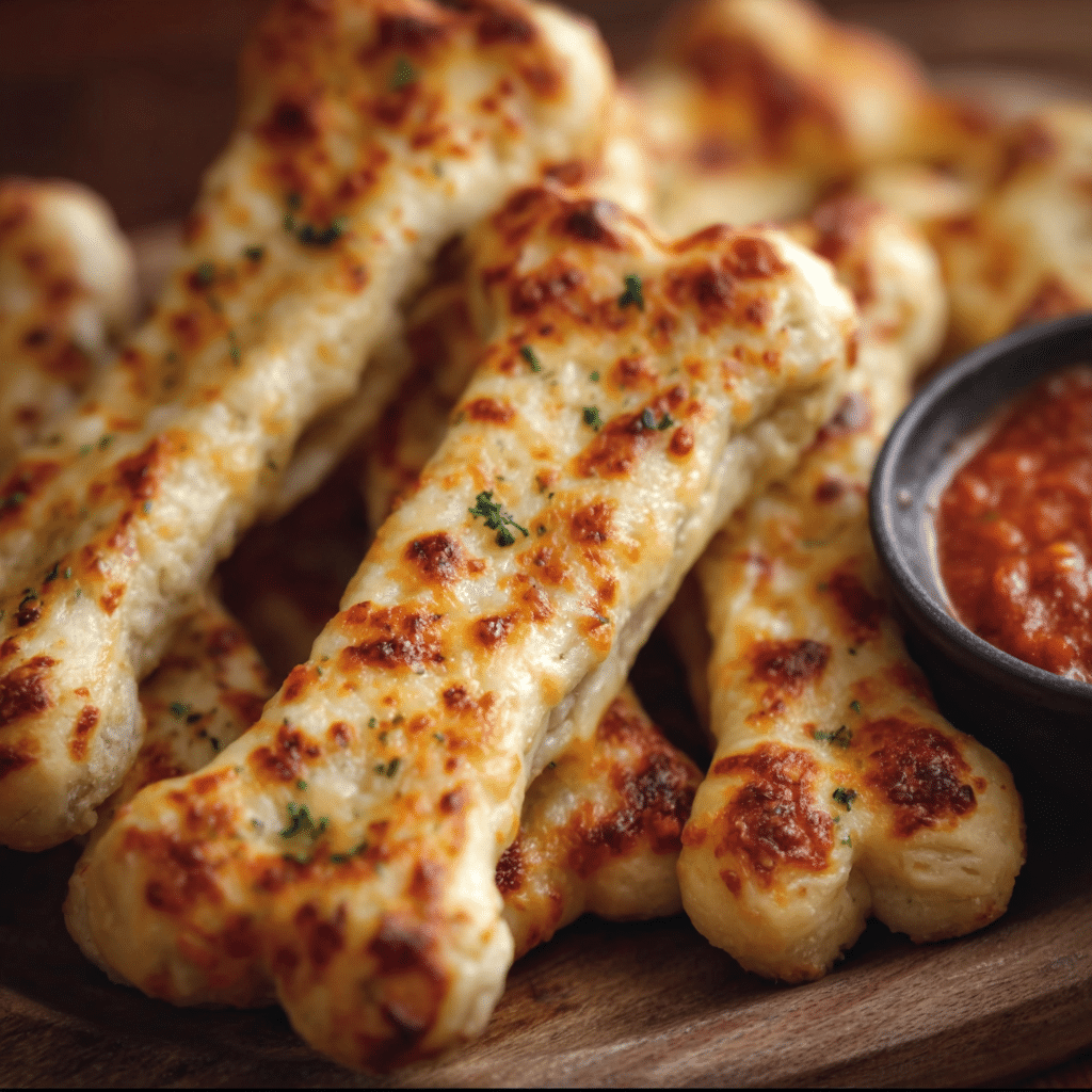 Cheesy Halloween Breadstick Recipe