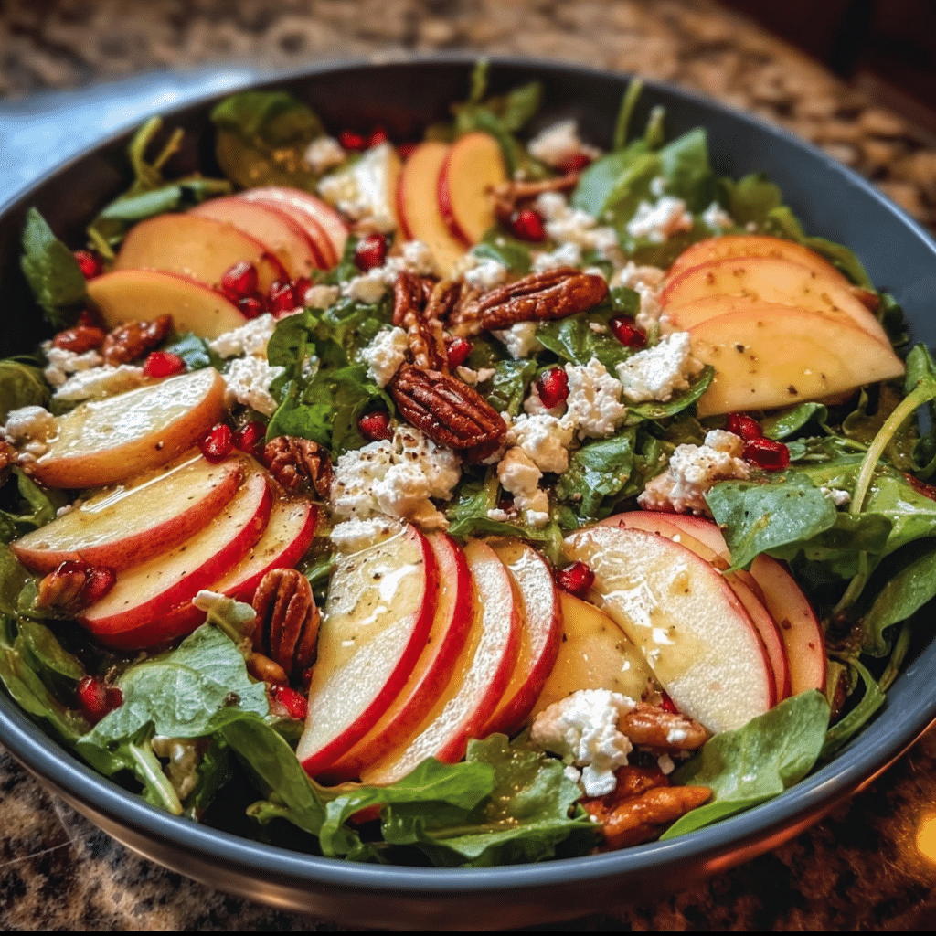 Autumn Harvest Honeycrisp Apple and Feta Salad