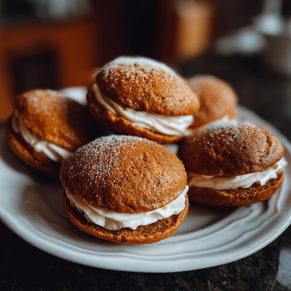 Apple Cider Whoopie Pies – Soft Spiced Cookies With Creamy Filling For Fall