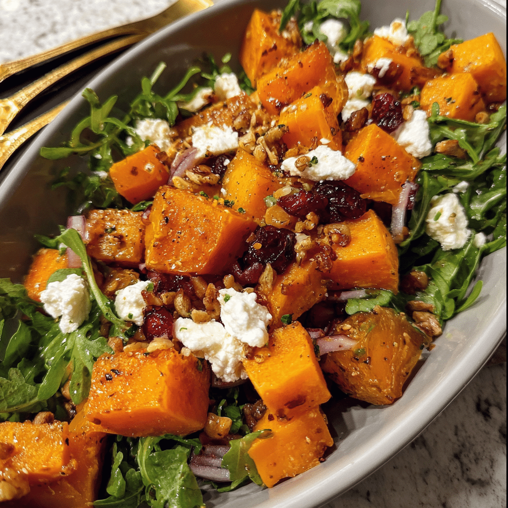 Butternut Squash Feta Salad