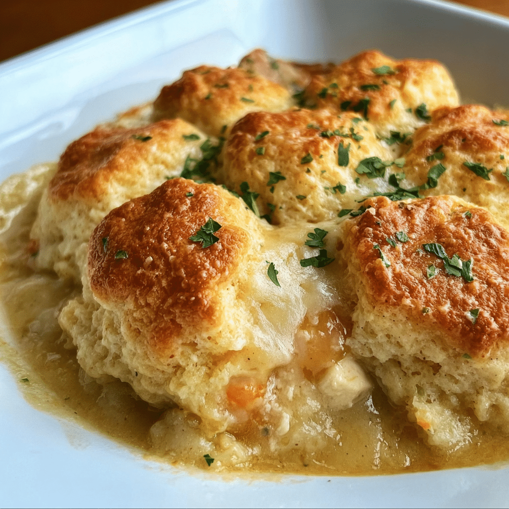 Easy Cheddar Bay Chicken Cobbler Recipe