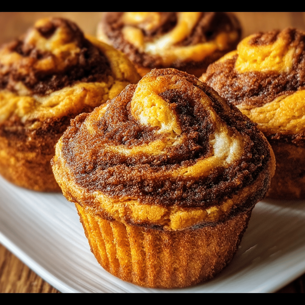 Pumpkin Swirl Muffins Recipe