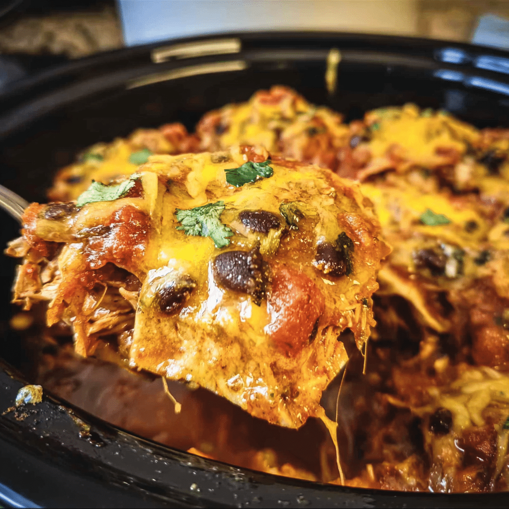 Best Chicken Enchilada Crock Pot Meal