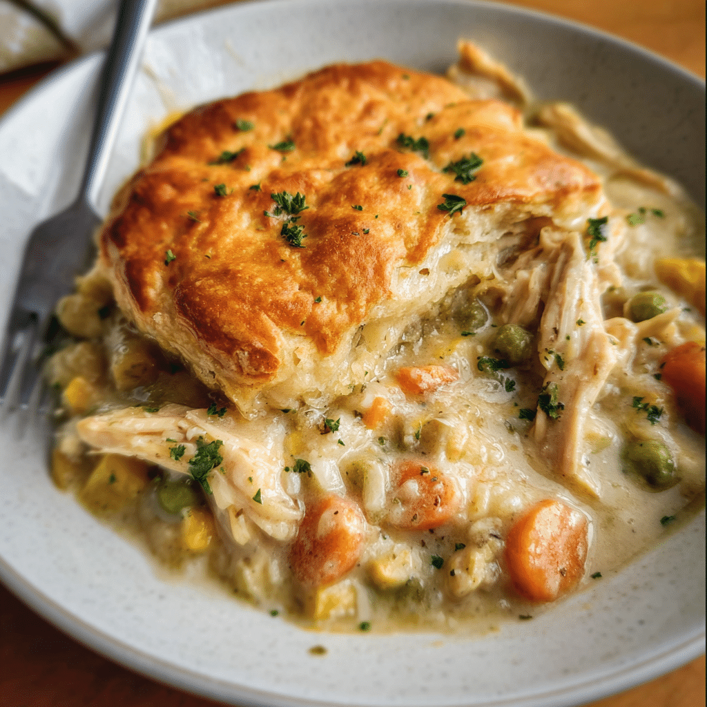 Deliciously Simple Crockpot Chicken Pot Pie Recipe