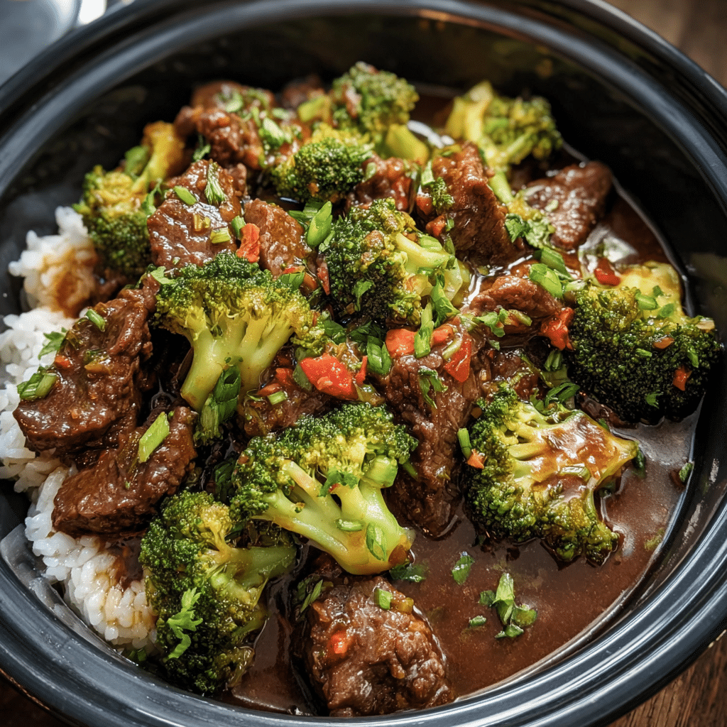 Slow Cooker Beef and Broccoli Recipe