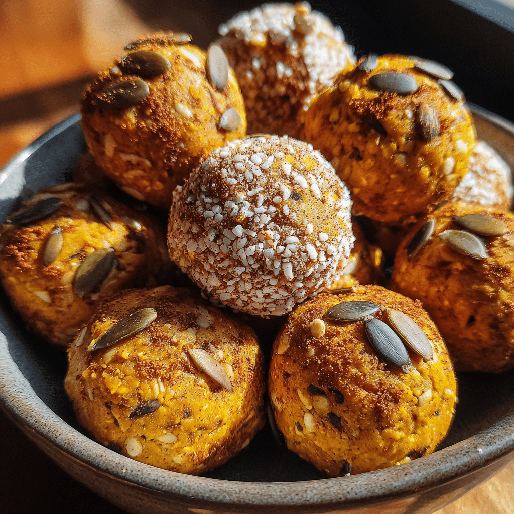 Pumpkin Protein Balls Recipe