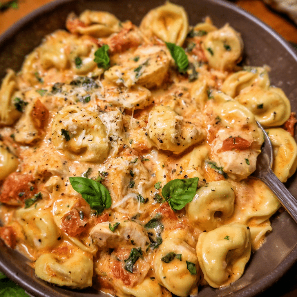 Crockpot Chicken Toretellini