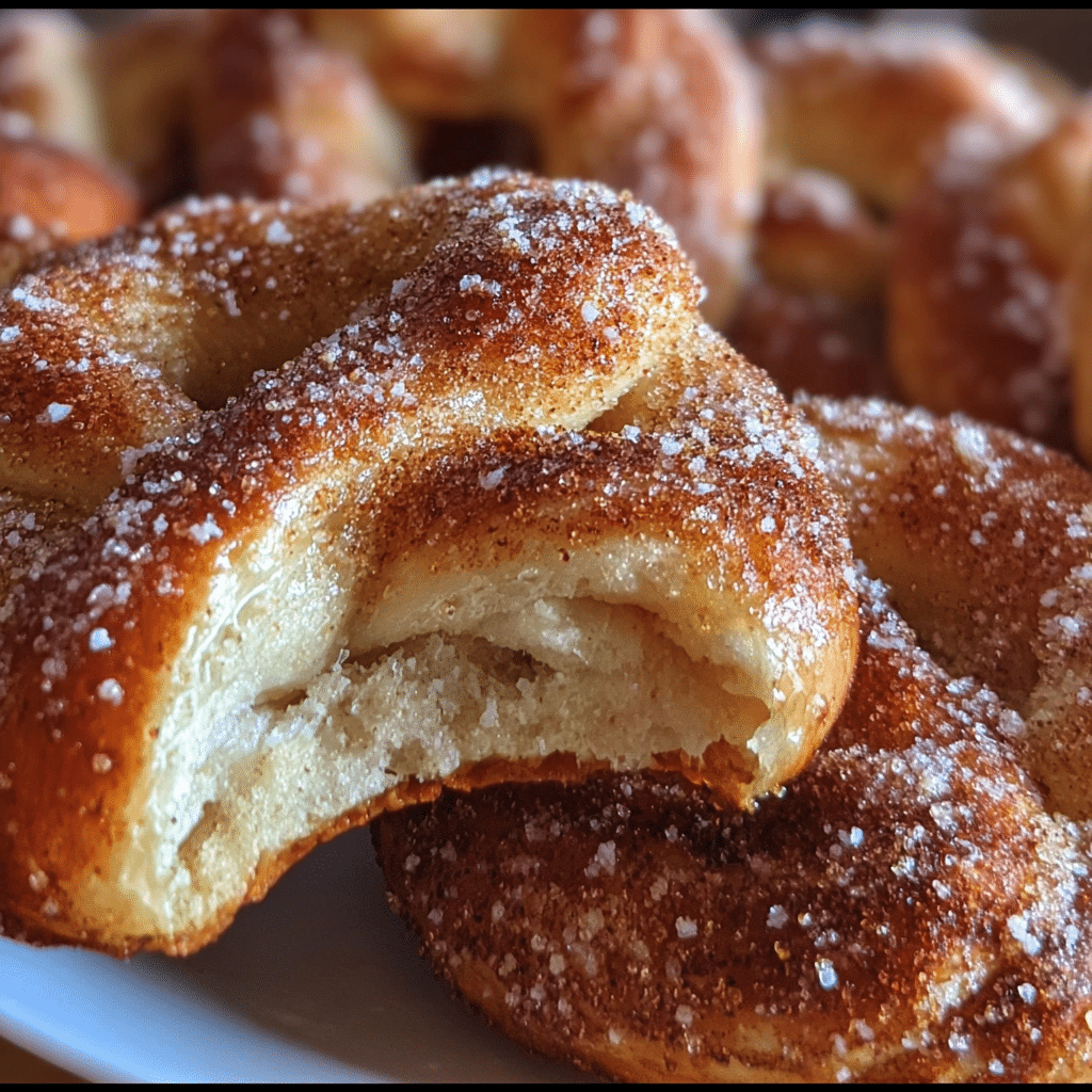 Irresistible Cinnamon Sugar Soft Pretzels
