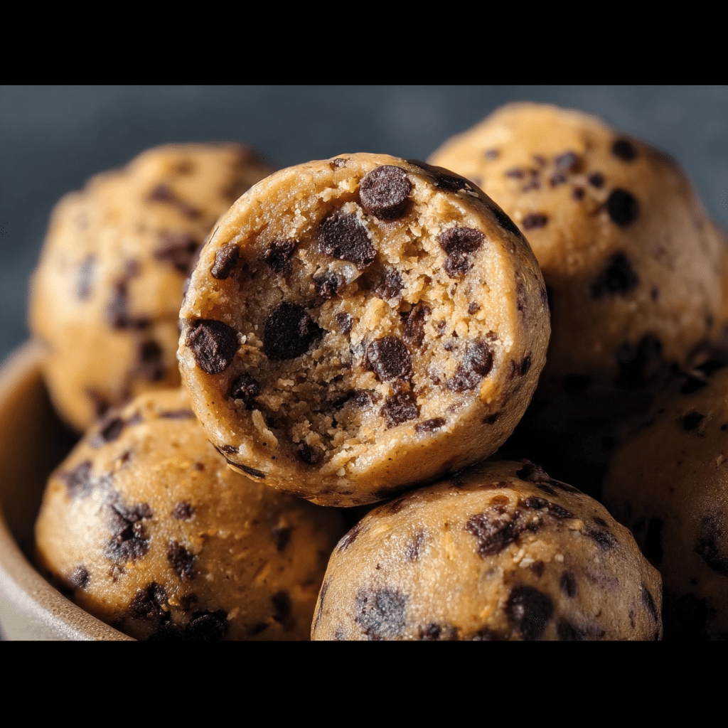 No-Bake Protein Balls with Cookie