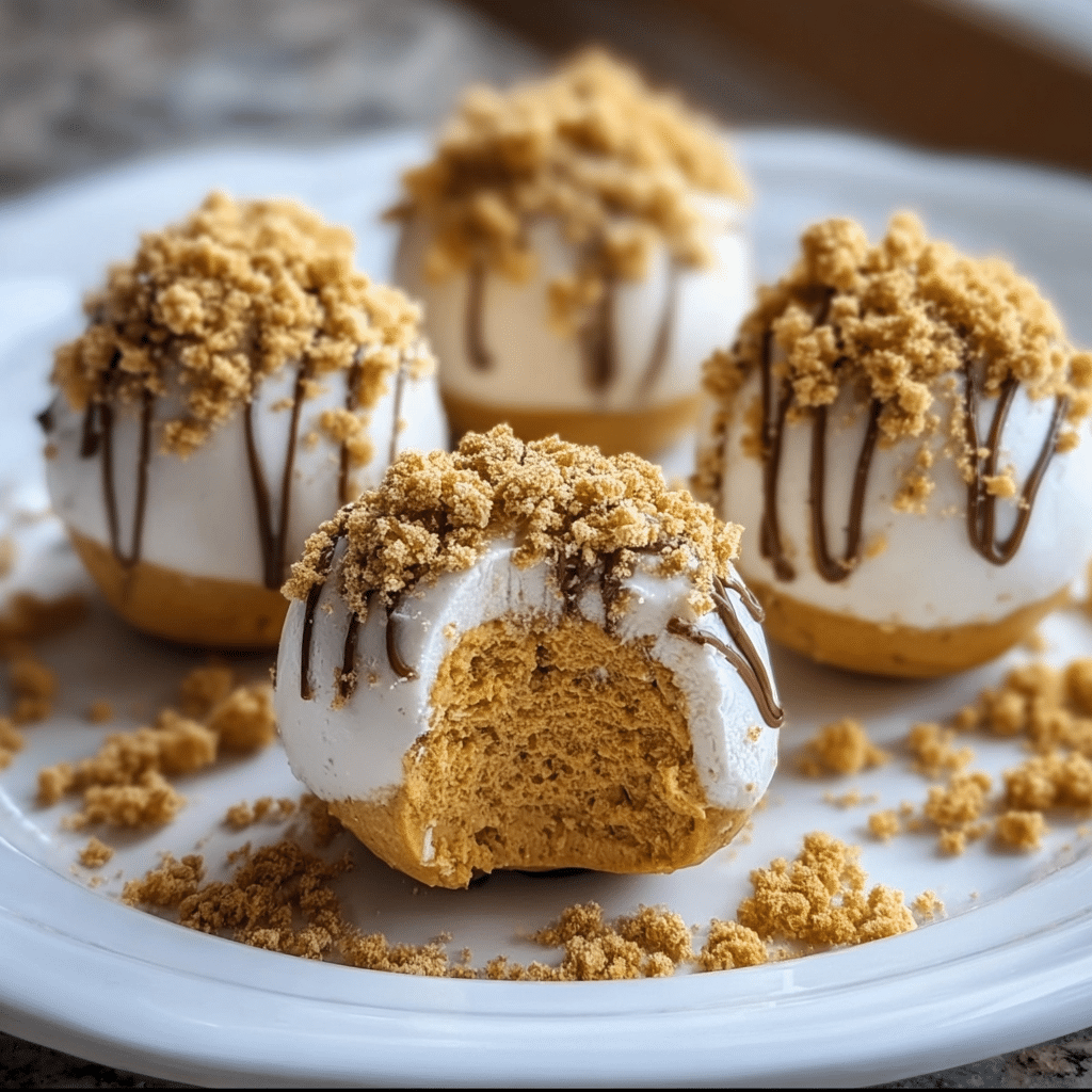 No bake pumpkin cheesecake balls Recipe