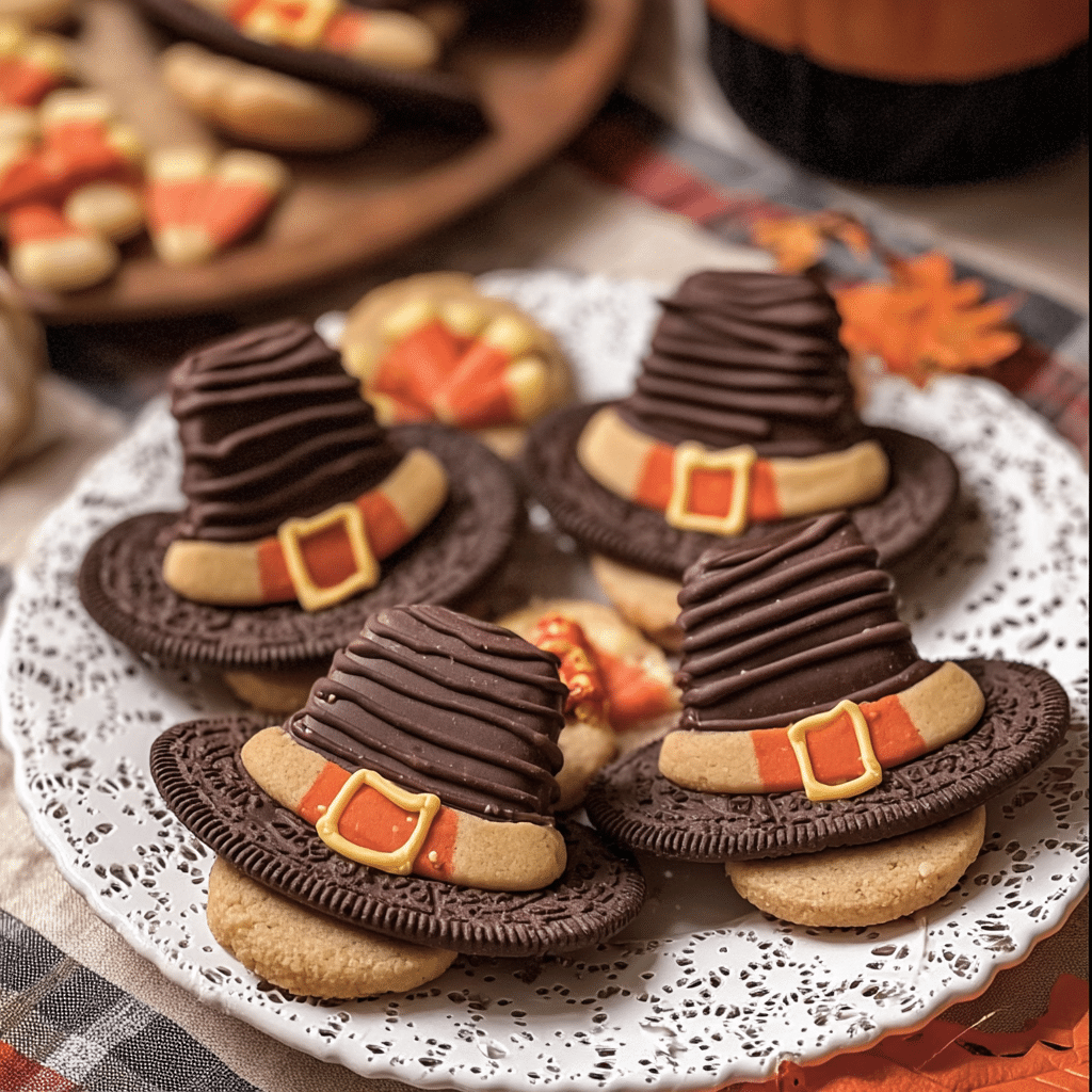 Thanksgiving Pilgrim Hat Cookies Recipe