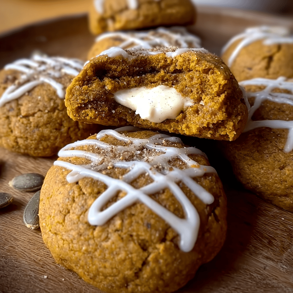 Pumpkin Cheesecake Cookies