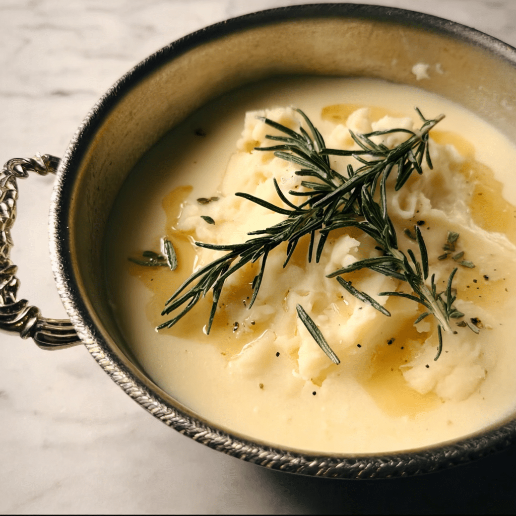 Best Rosemary Garlic Mashed Potatoes