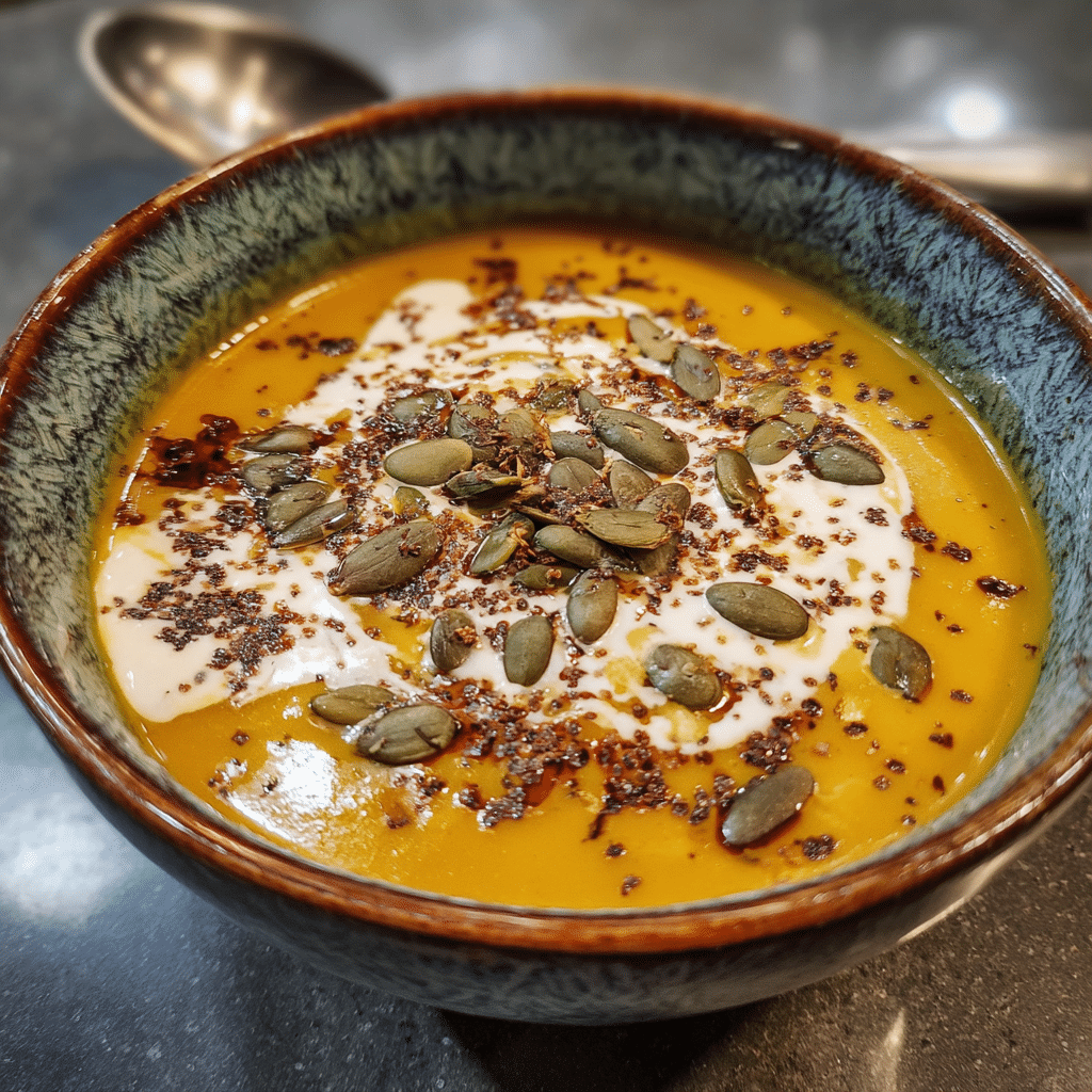 Anti-inflammatory pumpkin & sweet potato soup Recipe