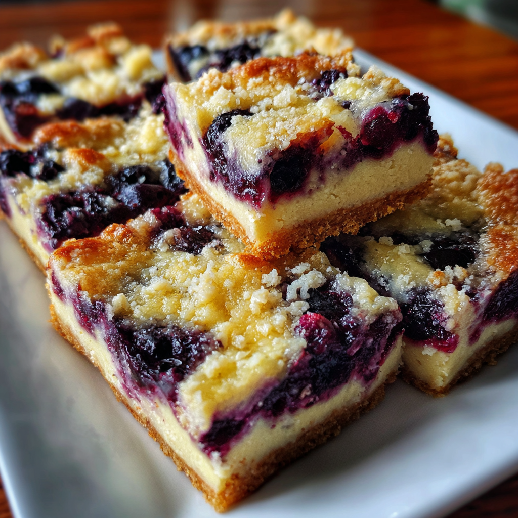 Blueberry Cream Cheese Bars Recipe