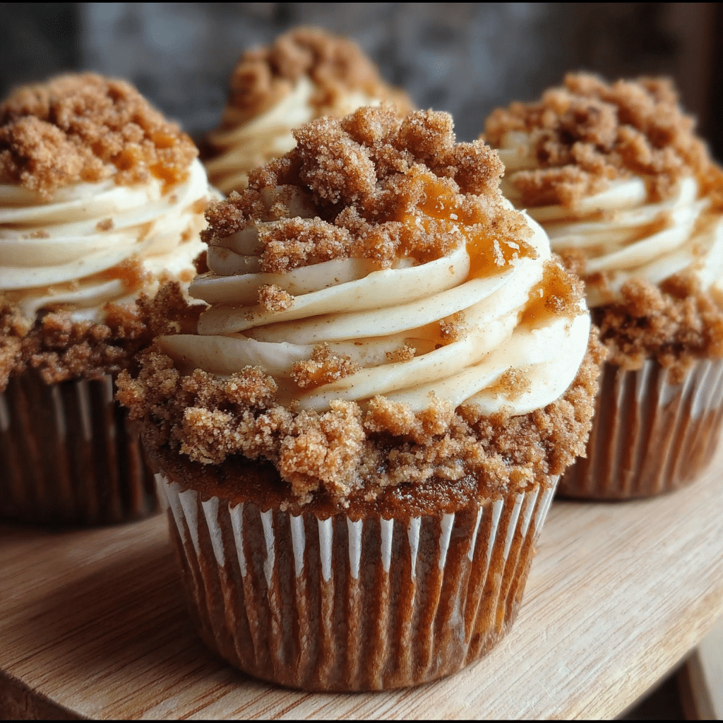 Apple Crumble Cupcakes