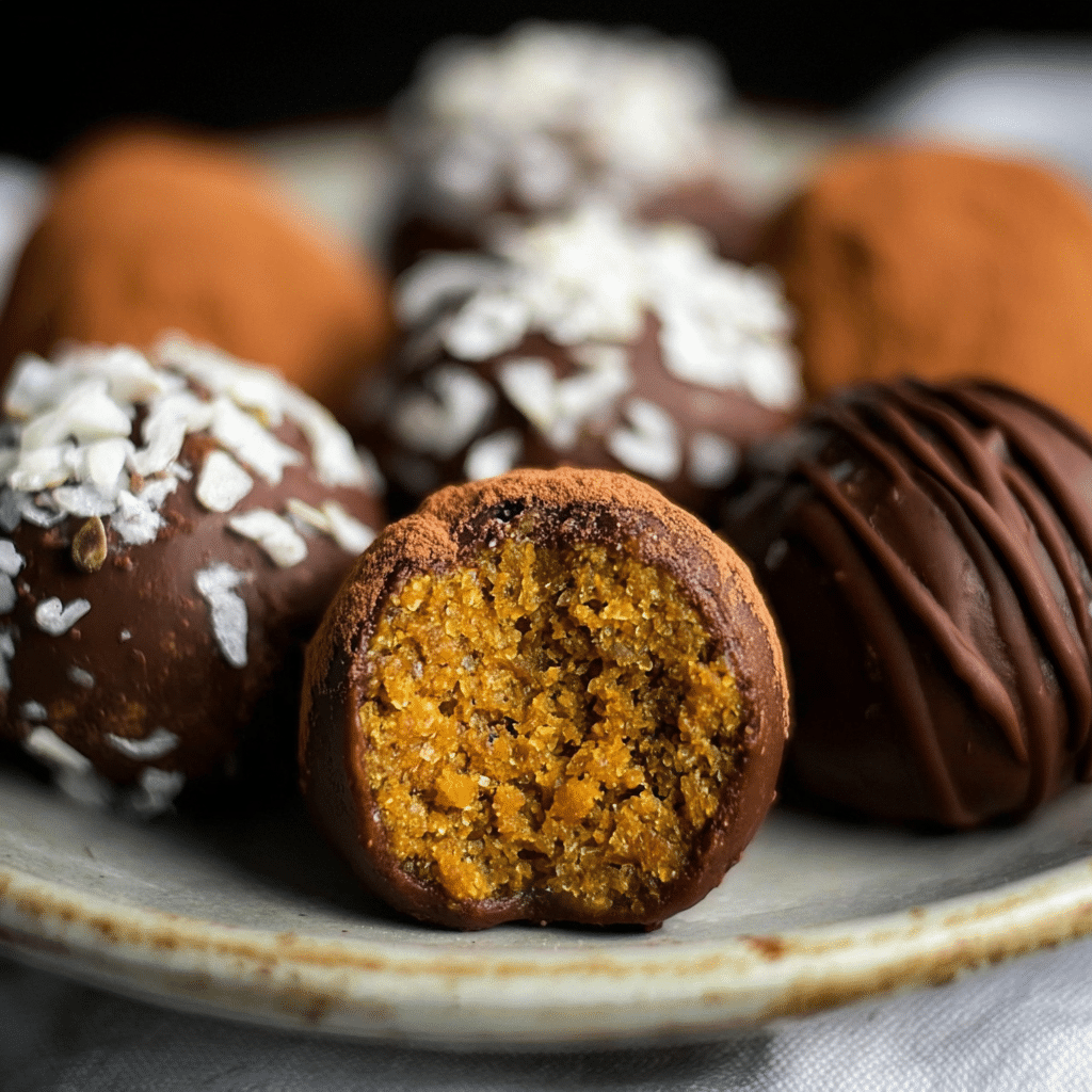 Healthy Pumpkin Truffles Recipe