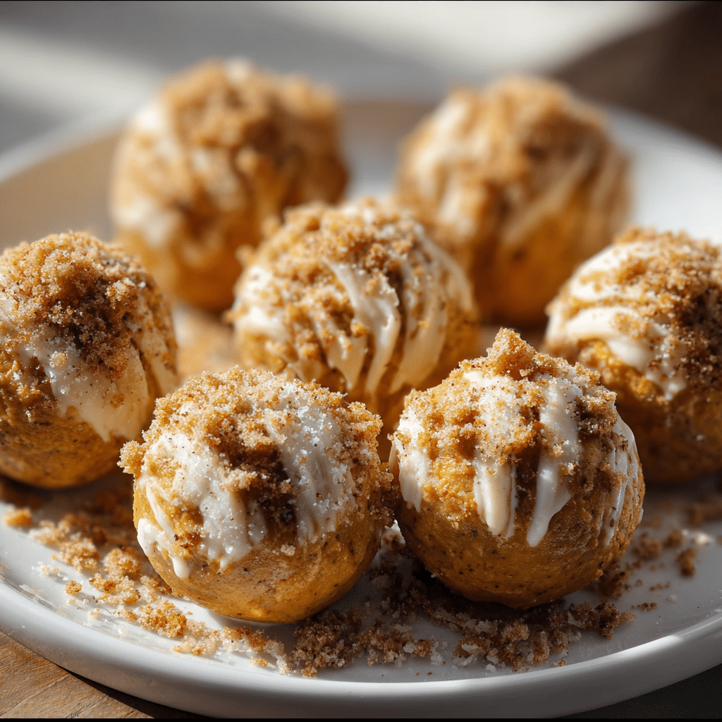 No Bake Pumpkin Cheesecake Balls Recipe