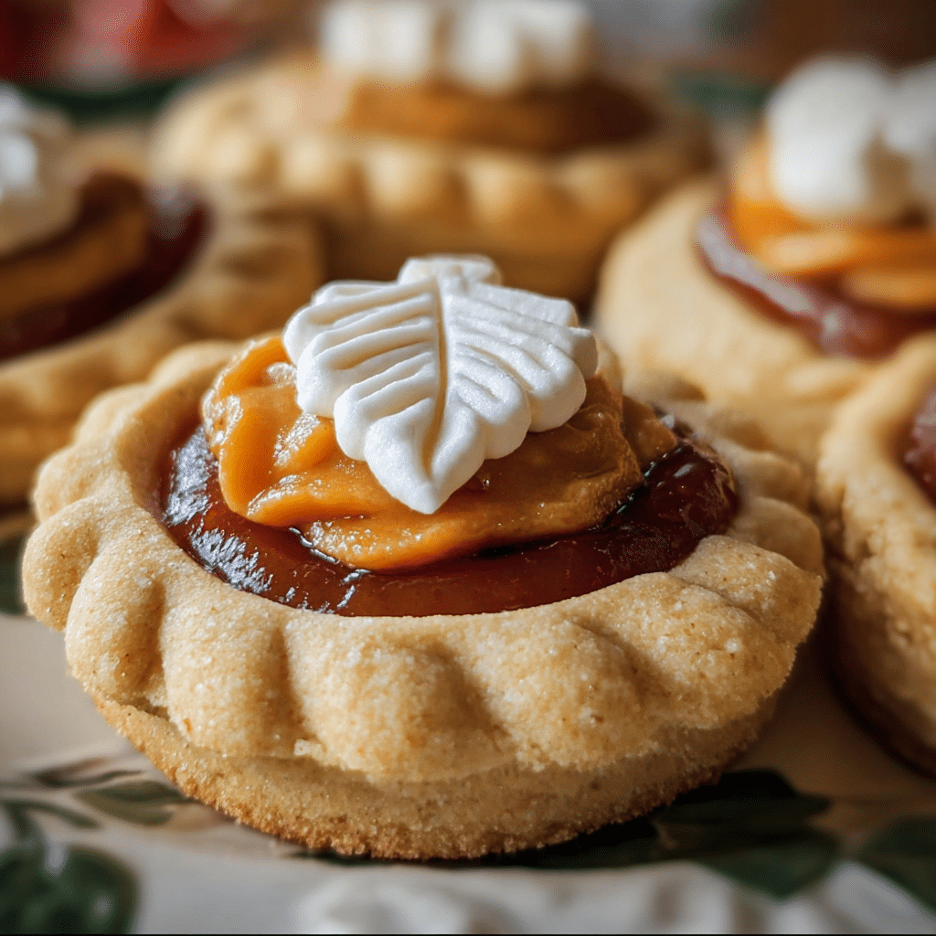 Thanksgiving Cookies With Pumpkin Pie Filling And Fall Shortbread Base Recipe
