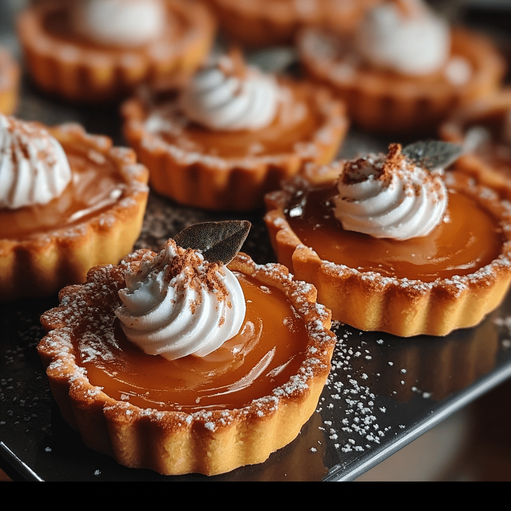 Irresistible Pumpkin Spice Caramel Tarts Recipe