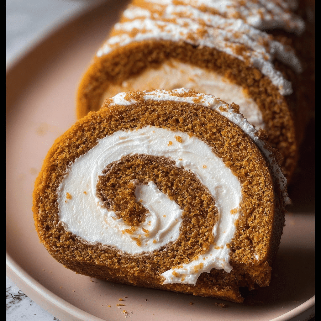 GF Pumpkin Roll Cake & Airy Whipped Filling Recipe