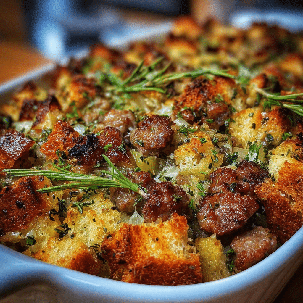 Stuffing with Sausage & Herbs Recipe