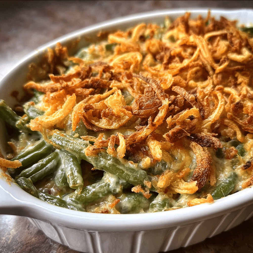 Quick and Easy Green Bean Casserole