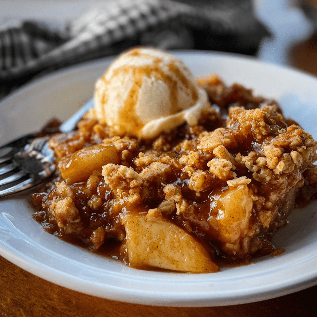Slow Cooker Apple Crisp Recipe