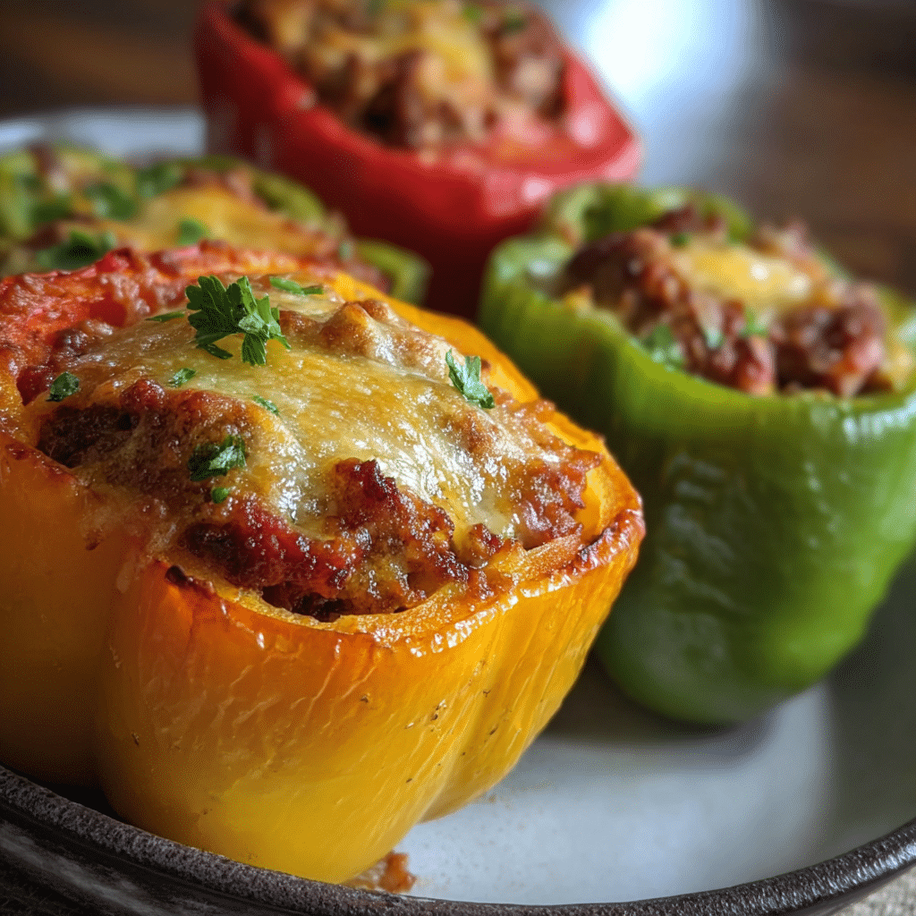 Old Fashioned Stuffed Bell Peppers