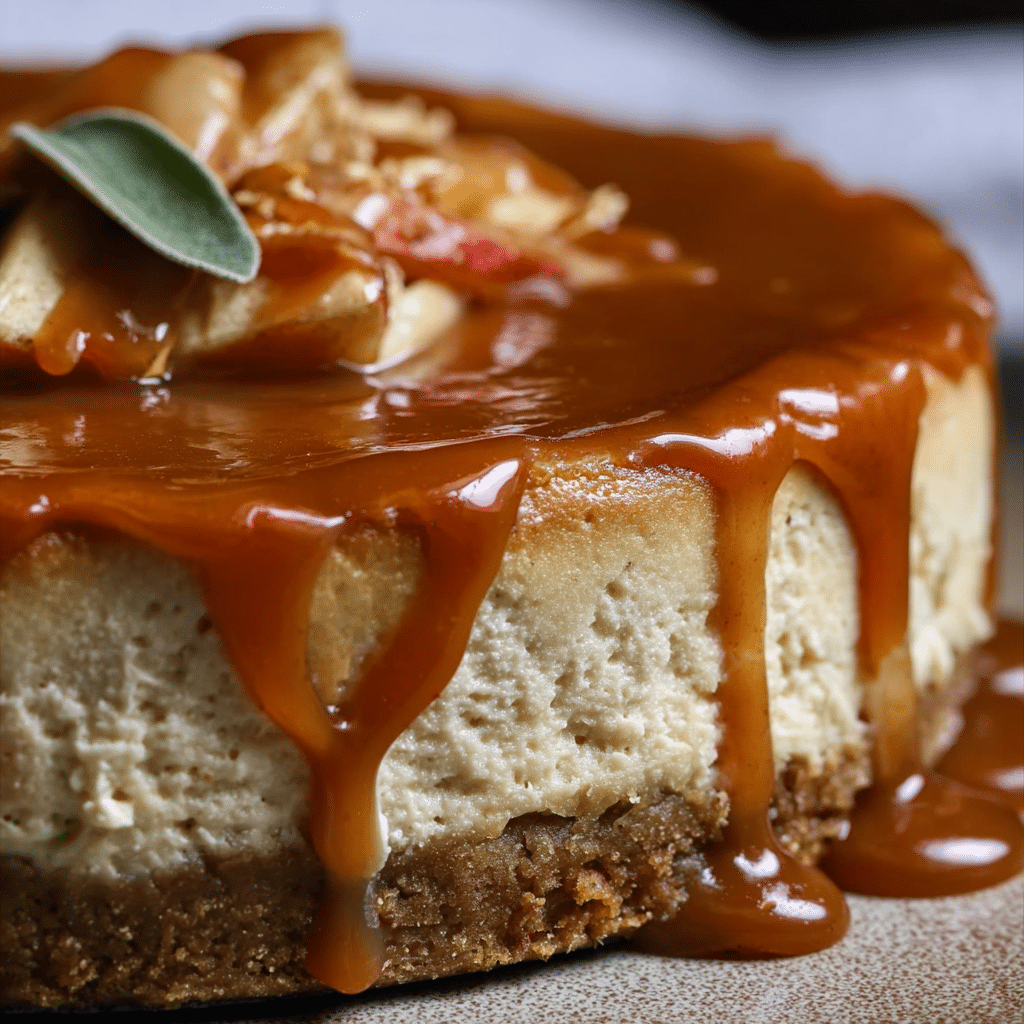 Apple Cider Cheesecake