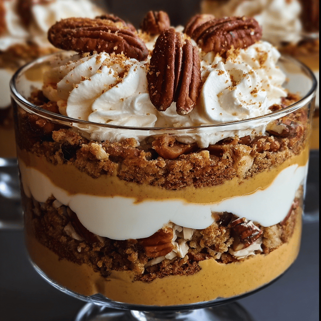 Maple Pecan & Pumpkin Cheesecake Trifle