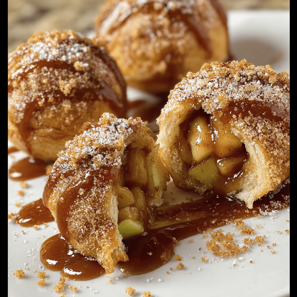 Tasty Caramel Apple Pie Bombs
