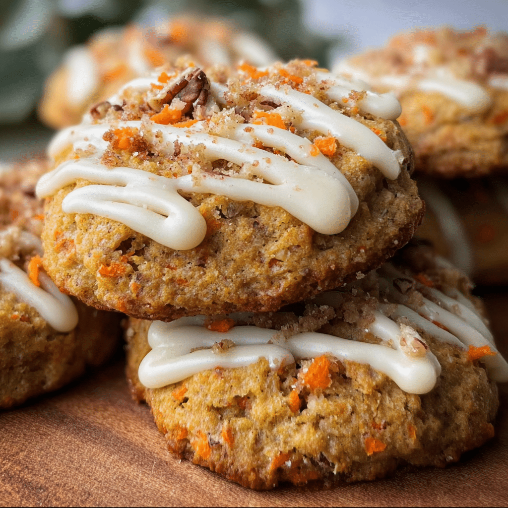 Crumbl carrot cake cookies