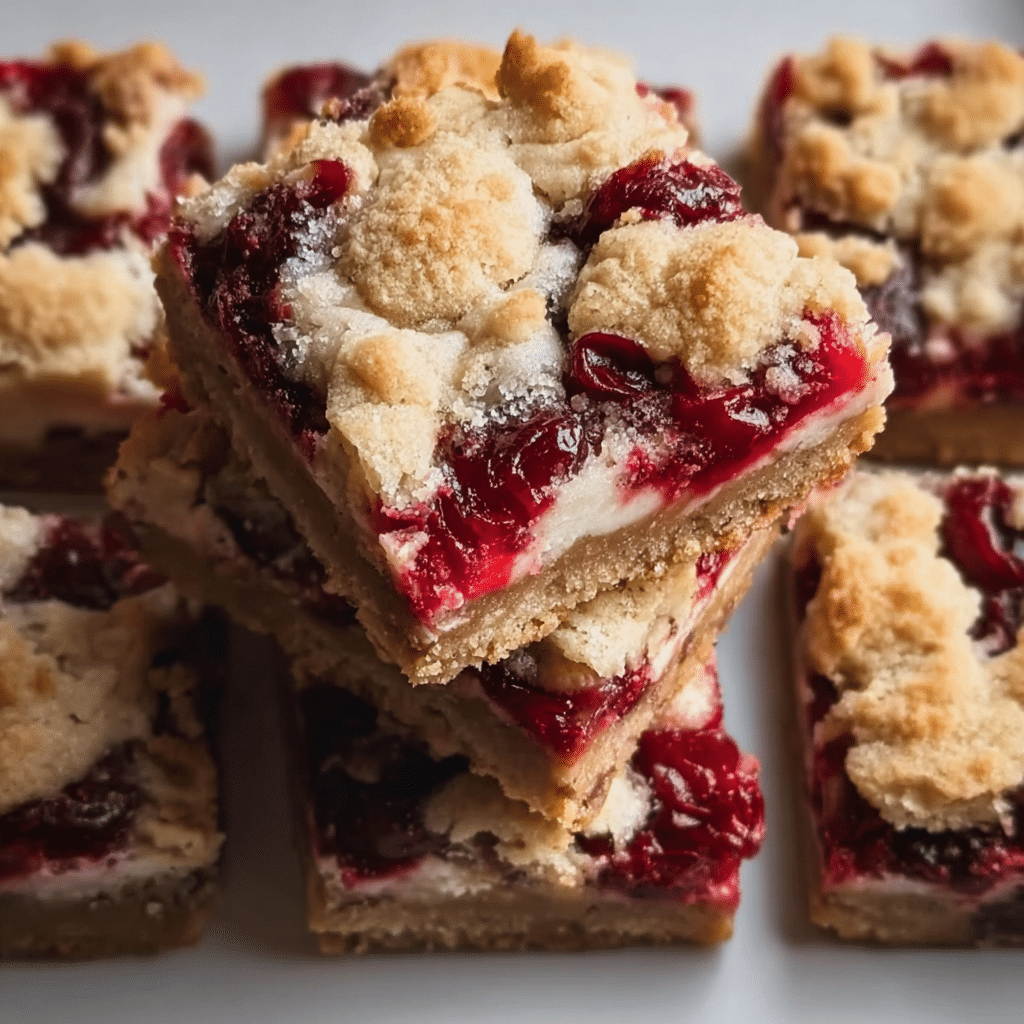 Cranberry Crumble Bars